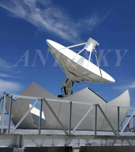 Antesky 4.2m SX band antenna radome assembling on site