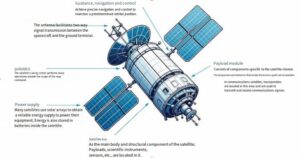 Example of basic satellite components