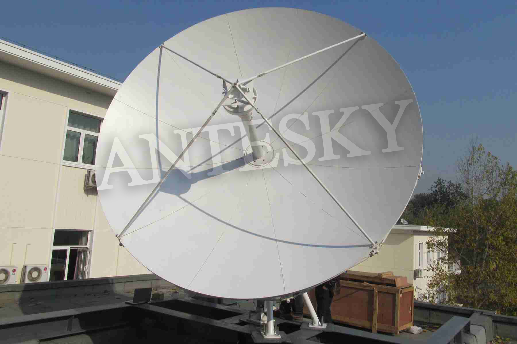 3.7m C band antenna|3.7 meter satellite dish